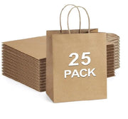 g8buynz 25pcs Kraft Paper Bags Party Bags Shopping Bag 25pcs Kraft Paper Bags Party Bags Shopping Bag