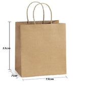 g8buynz 25pcs Kraft Paper Bags Party Bags Shopping Bag 25pcs Kraft Paper Bags Party Bags Shopping Bag