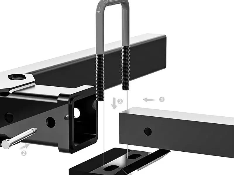Car Rear Hitch Mount Bike Rack by Loveliving