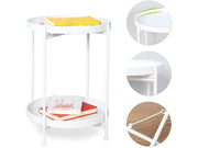 Side Table-White by Loveliving