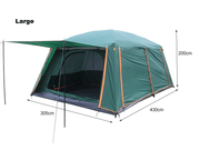 Family Tent –Double layers Waterproof-3 Size Two Colours Aavailable LCF91228 by ECOTREK