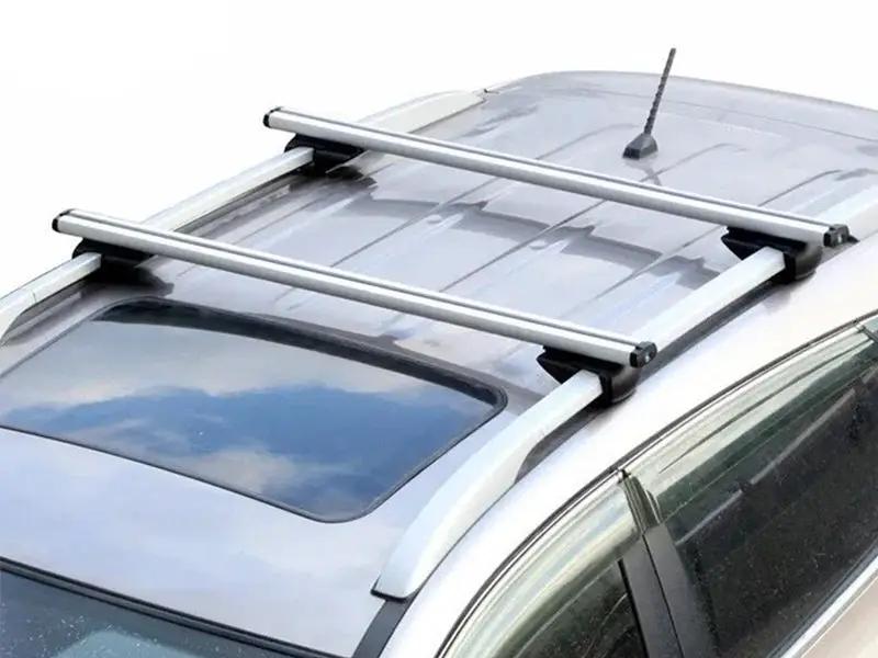 Universal Black Roof Rack Cross Bar - 2 Bars Kit-Silver by Loveliving
