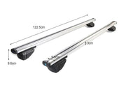 Universal Black Roof Rack Cross Bar - 2 Bars Kit-Silver by Loveliving