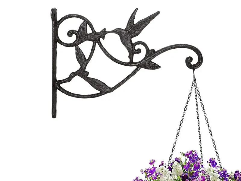 2 Set Cast Iron wall Hanging Plants Hook by Loveliving