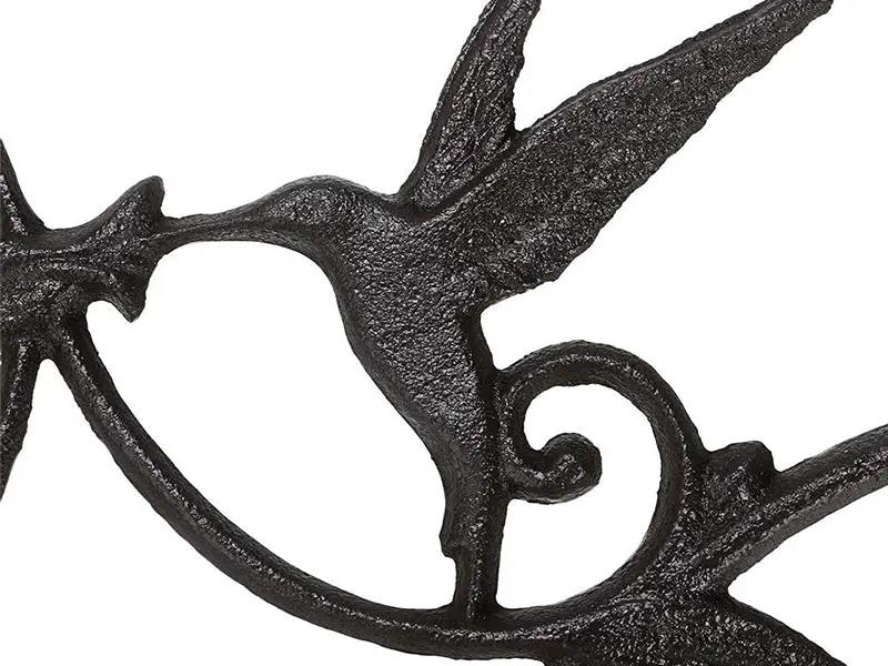 2 Set Cast Iron wall Hanging Plants Hook by Loveliving