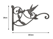 2 Set Cast Iron wall Hanging Plants Hook by Loveliving