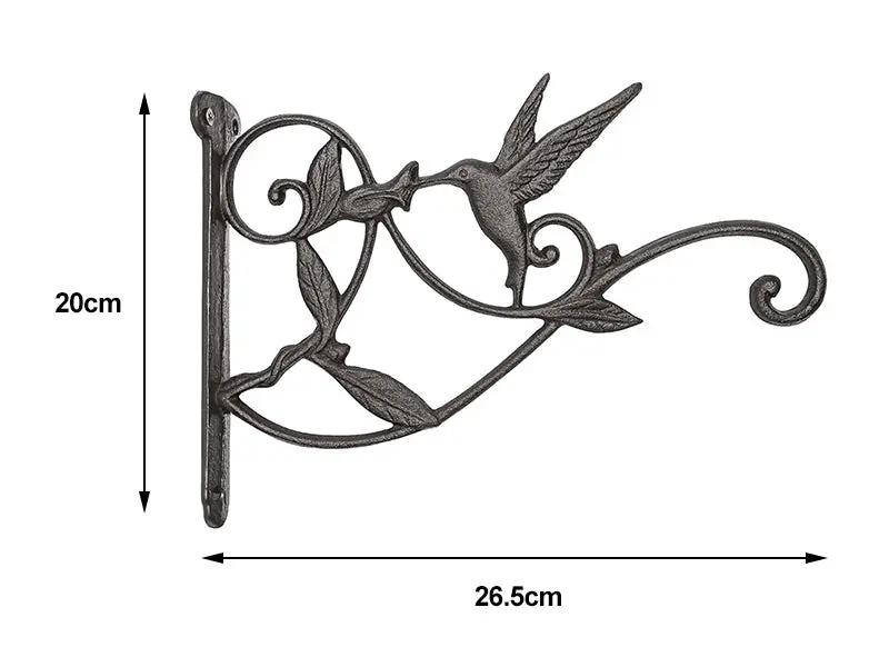 2 Set Cast Iron wall Hanging Plants Hook by Loveliving