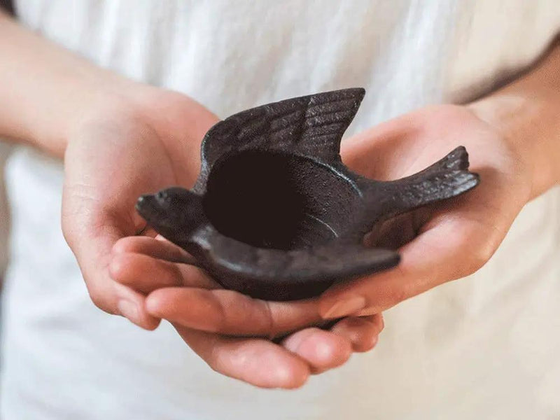 Cast Iron Retro Birds Candle Holder (Set of 2) by Loveliving