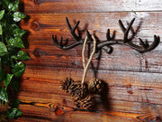 Cast Iron Deer Antlers Coat Rack Key Holder by Loveliving