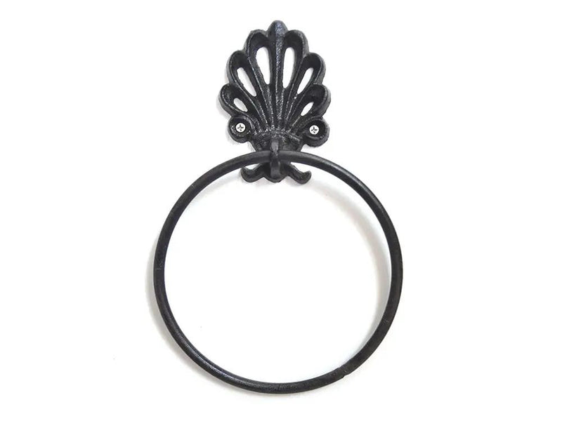 Cast Iron Towel Ring Retro Towel Rack by Loveliving