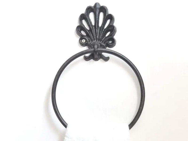 Cast Iron Towel Ring Retro Towel Rack by Loveliving