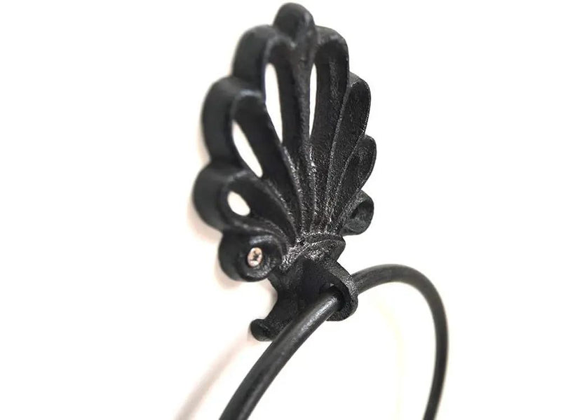 Cast Iron Towel Ring Retro Towel Rack by Loveliving