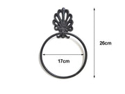 Cast Iron Towel Ring Retro Towel Rack by Loveliving