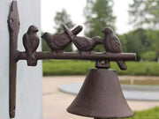 Cast Iron Birds Doorbell by Loveliving