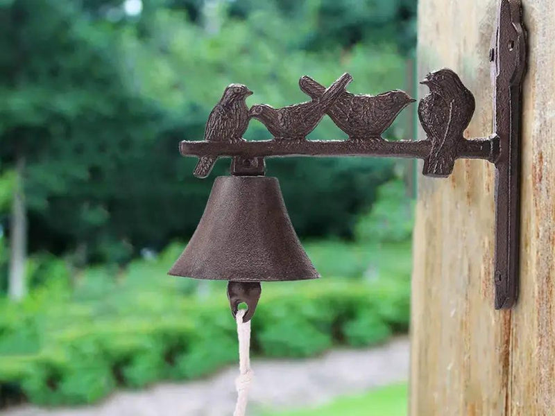 Cast Iron Birds Doorbell by Loveliving