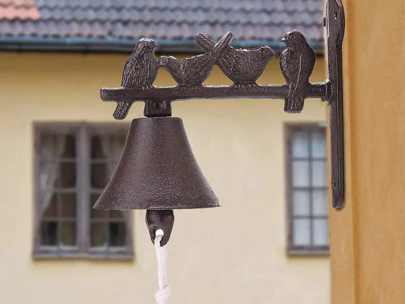 Cast Iron Birds Doorbell by Loveliving
