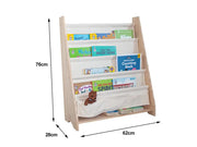 Solid Wood Kids Bookshelf Childrens Bookcase by Loveliving