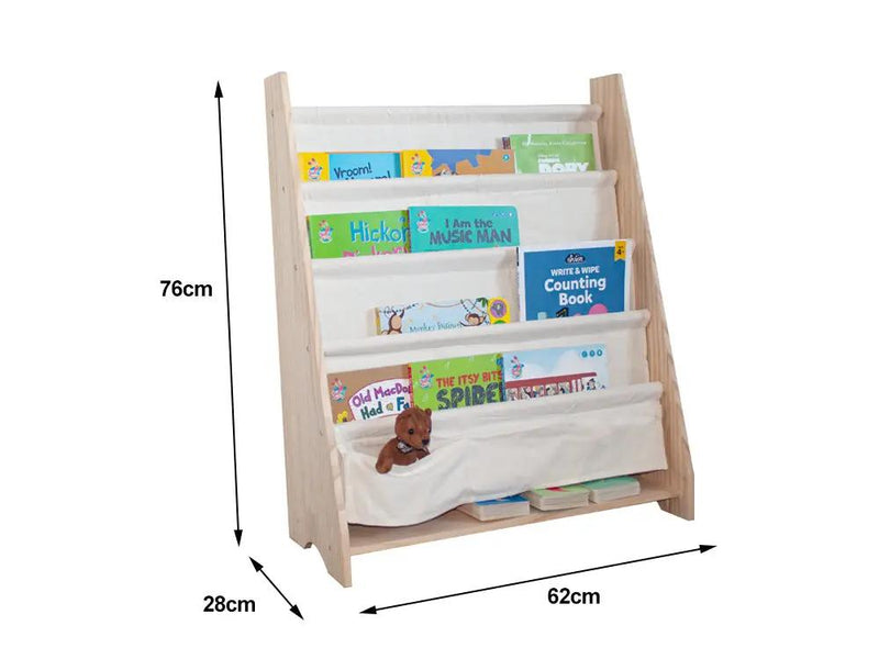 Solid Wood Kids Bookshelf Childrens Bookcase by Loveliving