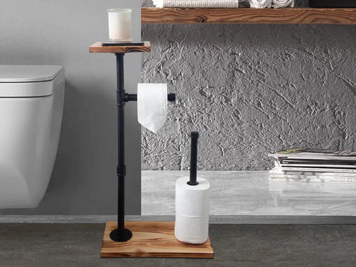 Loveliving Furniture Industrial Free standing toilet paper holder stand Industrial Free standing toilet paper holder stand