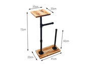 Industrial Free standing toilet paper holder stand by Loveliving