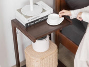 Solid Wood C Shaped End Table / Side Table / Bedside table by Loveliving