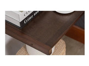 Solid Wood C Shaped End Table / Side Table / Bedside table by Loveliving