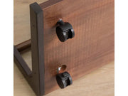 Solid Wood C Shaped End Table / Side Table / Bedside table by Loveliving