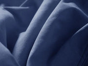 Bean Bag Chair with Footstool- Dark Blue by Loveliving