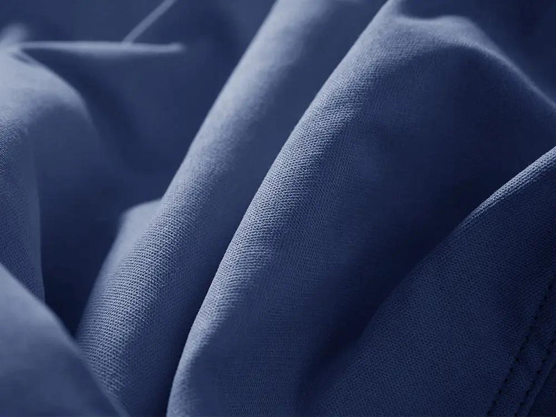 Bean Bag Chair with Footstool- Dark Blue by Loveliving