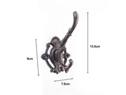 Cast Iron Wall Mounted Coat Hooks (Set of 3) by Loveliving