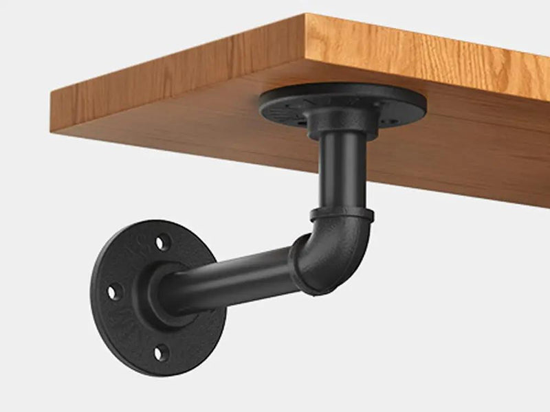 6 Pcs Industrial Rustic Shelf Brackets by Loveliving