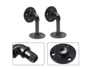 6 Pcs Industrial Rustic Shelf Brackets by Loveliving