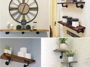 6 Pcs Industrial Rustic Shelf Brackets by Loveliving