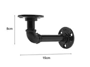 6 Pcs Industrial Rustic Shelf Brackets by Loveliving