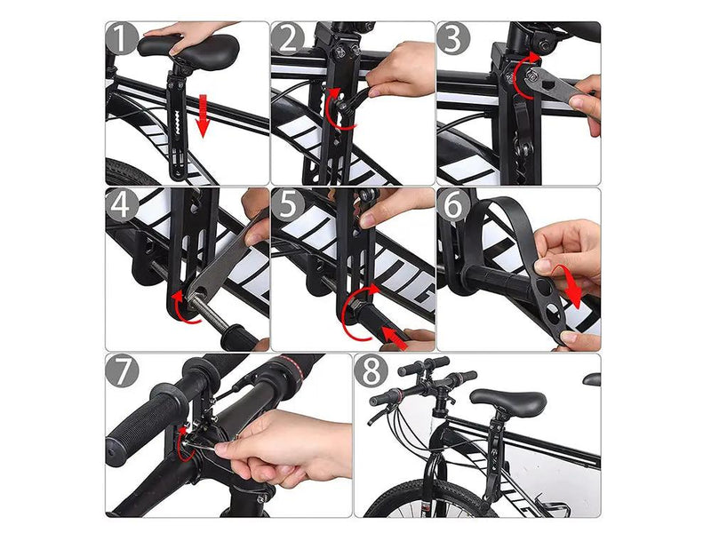 Kids Bike Seat and Handlebar Pack (2-5 years) by Loveliving