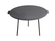 Outdoor Camping Barbecue Rack Cast Iron Grill Pan by Loveliving