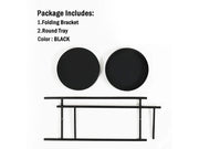 2 Tier Tall Metal Flower Plants Pot Holder-black-L by Loveliving