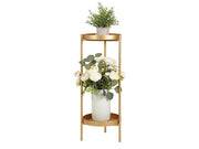 2 Tier Tall Metal Flower Plants Pot Holder-Gold-M by Loveliving