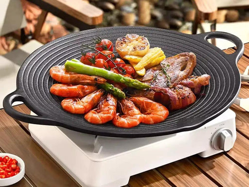 Cast iron Grill Plate-35cm by Loveliving