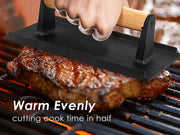 Cast Iron Grill Press by Loveliving
