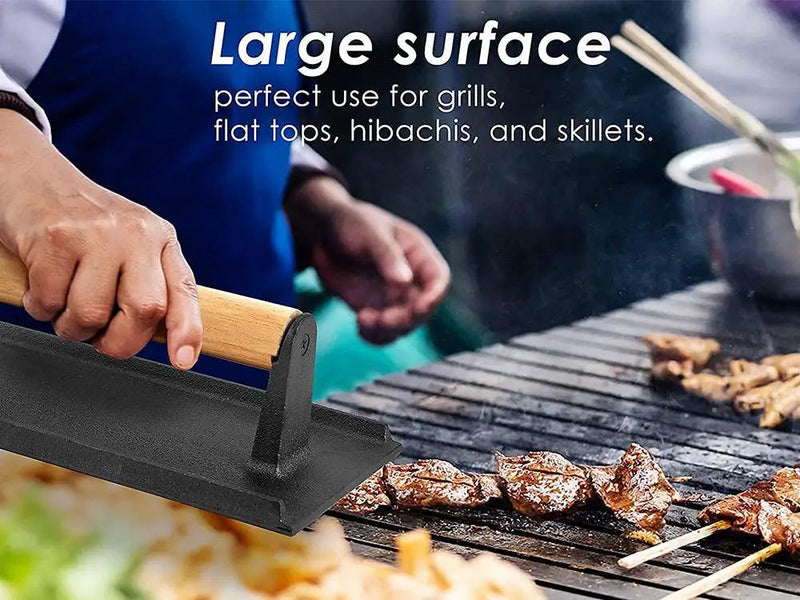Cast Iron Grill Press by Loveliving