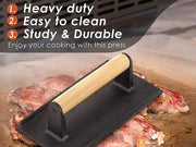 Cast Iron Grill Press by Loveliving