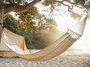 Anti-Rollover Canvas Fabric Hammock by Loveliving