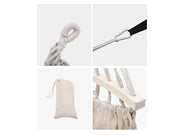 Anti-Rollover Canvas Fabric Hammock by Loveliving