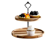 2 Tier Cake Plate Stand by Loveliving
