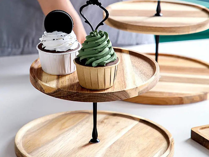 2 Tier Cake Plate Stand by Loveliving