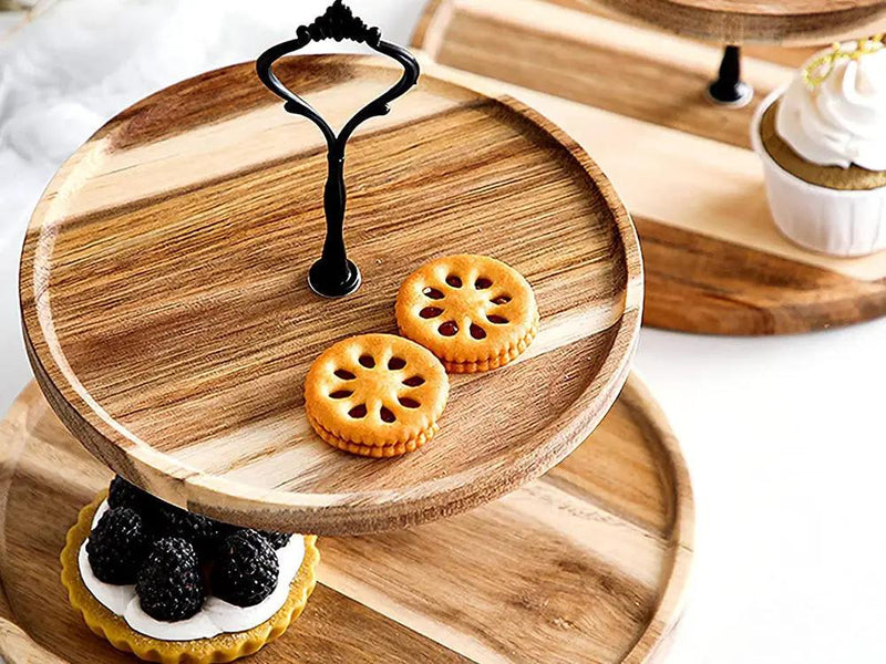2 Tier Cake Plate Stand by Loveliving