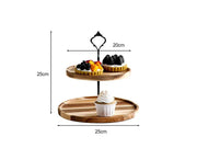 2 Tier Cake Plate Stand by Loveliving