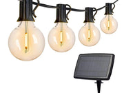Solar Powered Festoon String Lights 15m with 50 Bulbs by Loveliving