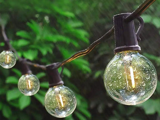 Solar Powered Festoon String Lights 15m with 50 Bulbs by Loveliving